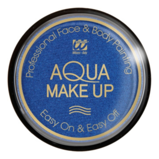 Metallinhohtoinen Aqua Makeup Sininen