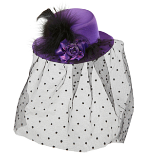 Mini Top Hat Huntu Violetti