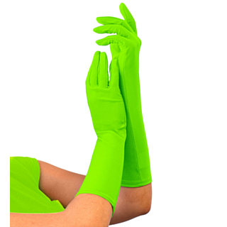 Pitkät Sormikkaat Neonvihreä
