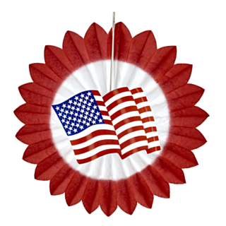 USA Viuhkakoriste Punainen