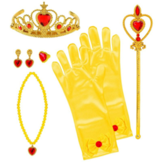 Prinsessa Lastensetti Keltainen/Kultainen