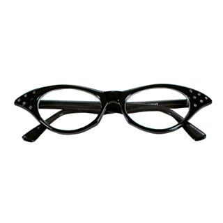 Cateye 50-luvun Aurinkolasit Musta