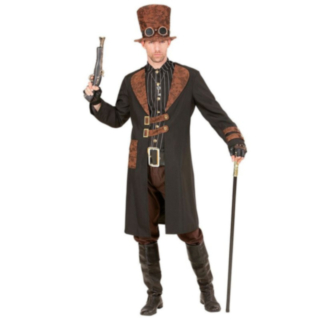 Steampunk-Mies Naamiaisasu