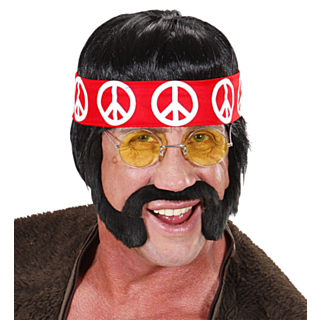 Hippiperuukki & Viikset