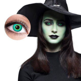 Magic Halloween Piilolinssit Vihreä