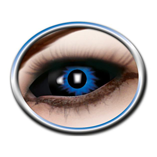 Sclera-piilolinssit Sininen demoni, 6 kk
