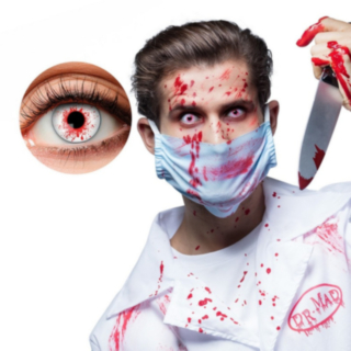 Verenpurkauma Halloween Piilolinssit