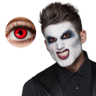 Punaiset Manson Halloween Piilolinssit