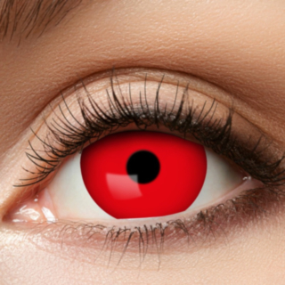 Devil Sclera Piilolinssit Punainen