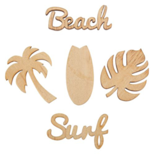 Beach Surf Pöytäkonfetti Puu