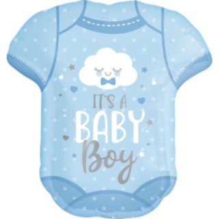 It’s a Baby Boy Foliopallo Vauvan Body Vaaleansininen