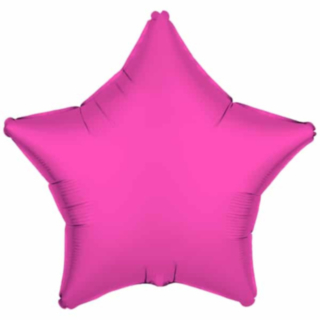 Neon Tähti Folioilmapallo Pinkki