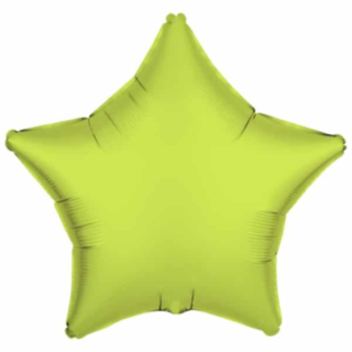 Neon Tähti Foliopallo Keltainen