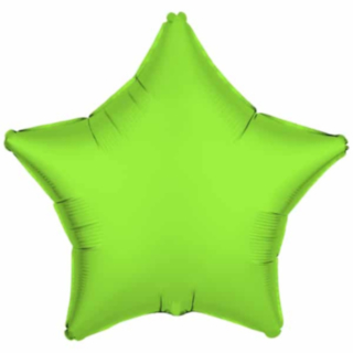 Neon Tähti Foliopallo Vihreä