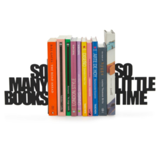 So Many Books -kirjatuet musta