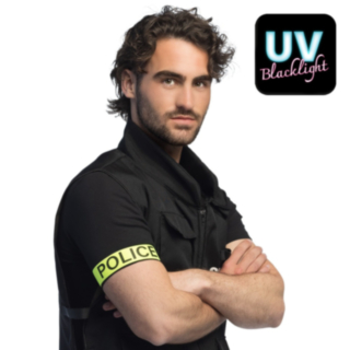 Police UV Käsinauha Neonkeltainen