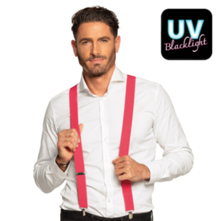 UV Neon Henkselit Pinkki