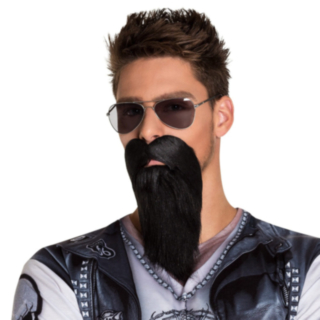 Biker Parta Musta