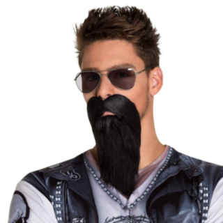 Biker Parta Musta