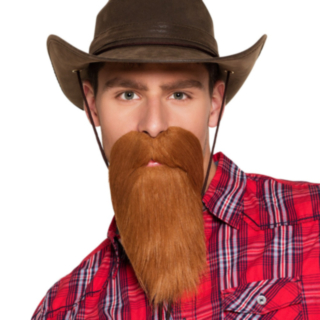 Cowboyparta Ruskea