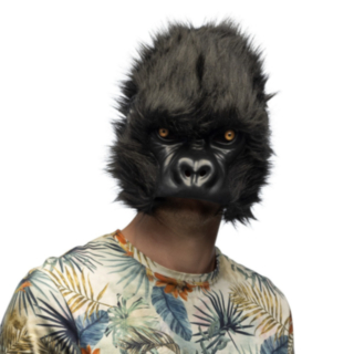 Gorillanaamio Musta