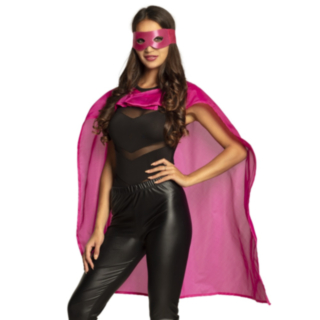 Supersankariviitta & Silmänaamio Pinkki
