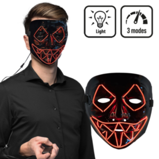 Killer Smile LED-naamari Punainen