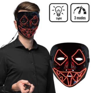 Killer Smile LED-naamari Punainen