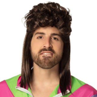Larry Peruukki Ruskea