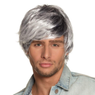 Tyler Peruukki Harmaa