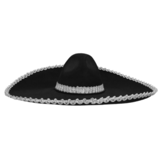 Juanito-sombrero musta