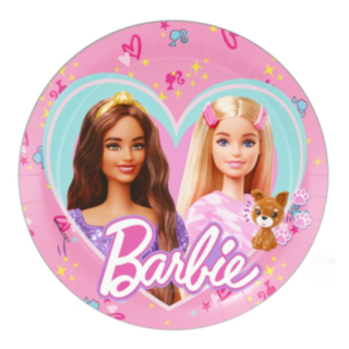 Barbie® Pahvilautaset Vaaleanpunainen