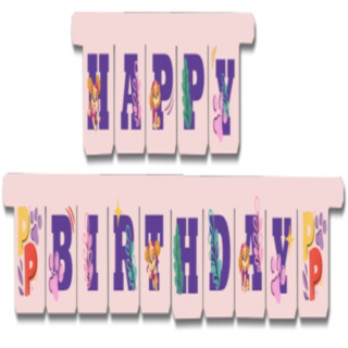 Ryhmä Hau® Happy Birthday Viirinauha