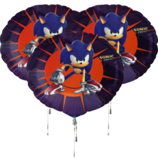 Sonic Prime® Pyöreä Folioilmapallo