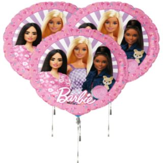 Barbie® Sydänfoliopallo Pinkki