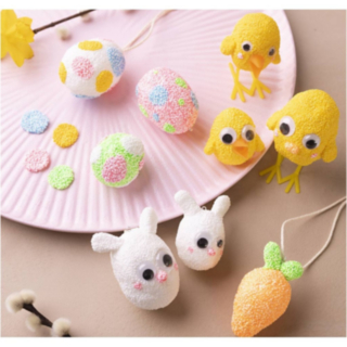 DIY-setti Pääsiäishahmojen Muovailuun