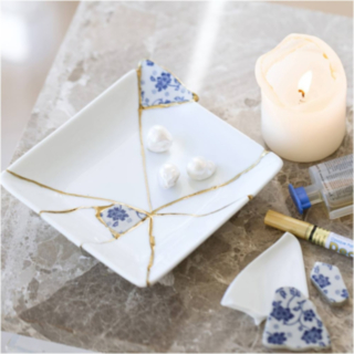 Kintsugi DIY Valkoinen
