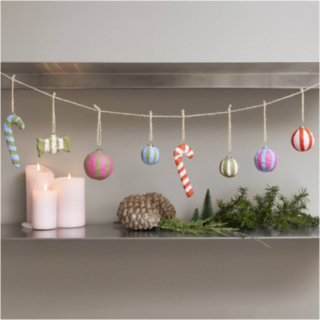 Joulukoriste DIY Monivärinen