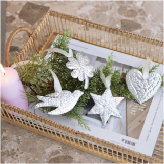 DIY-joulukoriste Hopea