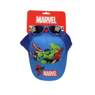 Avengers® Hulk Lippis & Aurinkolasit Sininen