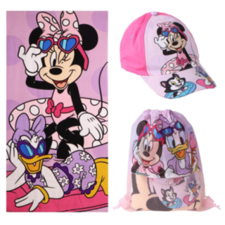 Minnie Mouse® Rantapyyhesetti Vaaleanpunainen
