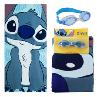 Stitch® Rantapyyhe & Uimalasit Setti