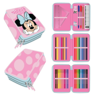Minnie Mouse® Pilkullinen Täytetty Penaali Vaaleanpunainen