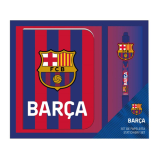 FC Barcelona® Muistikirja- & Kuulakynäsetti
