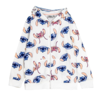 Stitch® Kauttaaltaan Kuvioitu Vetoketjuhuppari