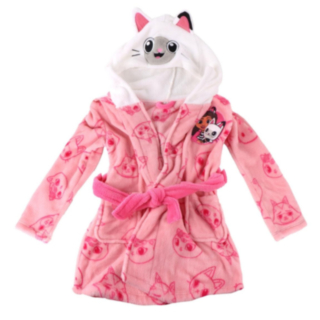Gabby's Dollhouse® Coral Fleece Aamutakki Vaaleanpunainen