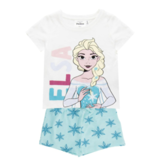 Frozen® Elsa Lyhyt Pyjama Vaaleansininen