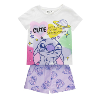 Stitch® Cute With A Little Destruction Lyhyt Pyjamasetti