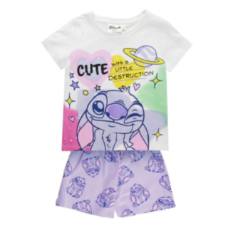 Stitch® Cute With A Little Destruction Lyhyt Pyjamasetti