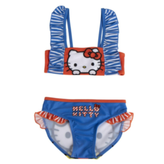 Hello Kitty® Raidalliset Röyhelöbikinit